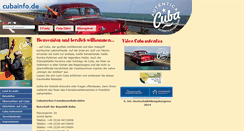 Desktop Screenshot of cubainfo.de